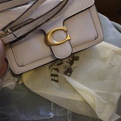 Beautiful Hand Bag Dazzling White Purse 