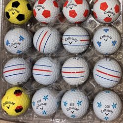 24 Callaway Triple Track, Truvis, Chrome Tour, Chrome Soft and Supersoft Golf Balls As Pictured ⛳️ ——— 