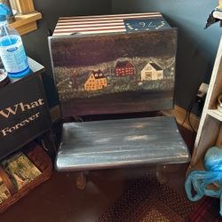 Beautiful Painted Americana Desk