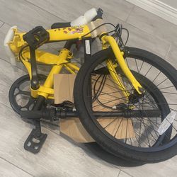 RARE Simpsons 25th Anniversary Folding Bike - Cast and Crew Item Only
