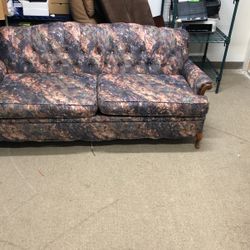 72” Pullout Sofa Vintage space Pattern