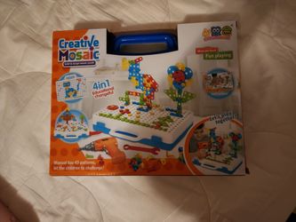 ** 🧩 Creative Mosaic STEM Building Set – 237 Pieces w/ Electric Toy Drill | NEW**