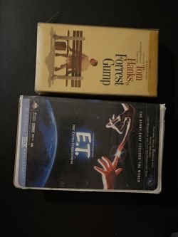 E.T. and Forest Gump VHS