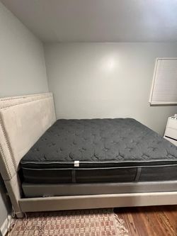 Fairly new bed frame (mattress not included)