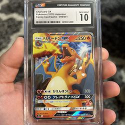 Charizard GX Pokémon (2019) Japanese Family Card Game - 009/051 GEM MINT 10