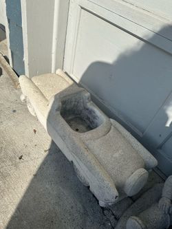 2ft Long Concrete Classic Car Plant Holder