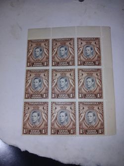 British kenya King george vi stamps