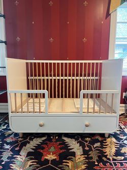 Crib with toddler bed conversion IKEA Myllra