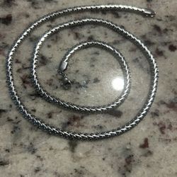 20 Inch Stainless Steel Chain
