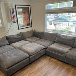 Grey Couch, Easily Movable!