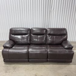 Brand New! Ridgewin Leather Power Reclining Sofa | Free Delivery & Install