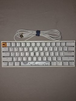 Ducky One 2 Mini - White w/ Blue Switches