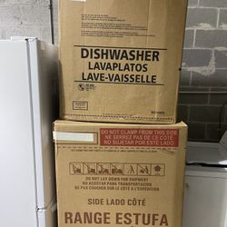 Gas Stove And Dishwasher 