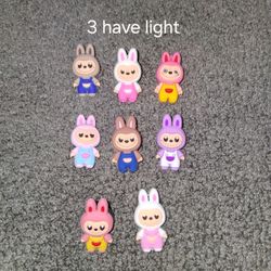 Labubu Croc Charms 3 In The Middle Have Light$5 For All