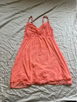 COSABELLA coral lace slip dress🪸