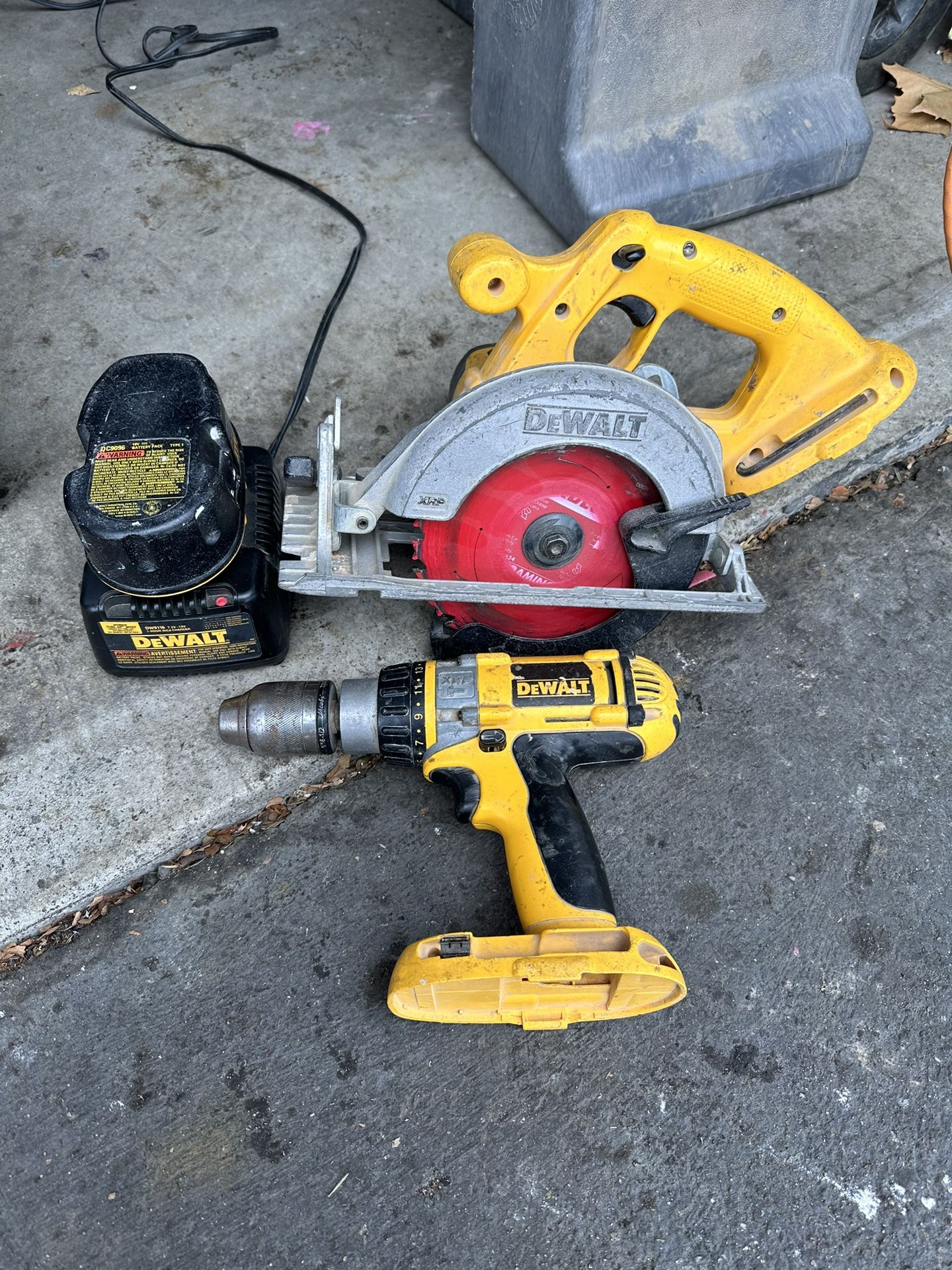 Dewalt Drill And Saw 