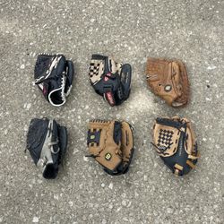 All Leather : Baseball Gloves     $25 Each 