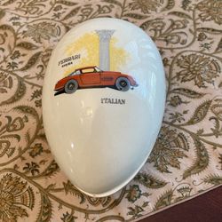 Ceramic Ferrari Egg Container