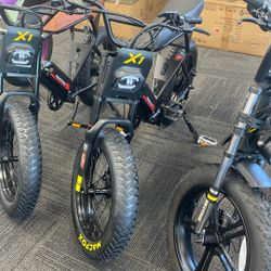 MacFox X1S 750W 48V (25mph/38-76 Mile Range) 