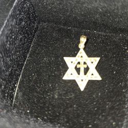 Star Of Gold Pendant 14k