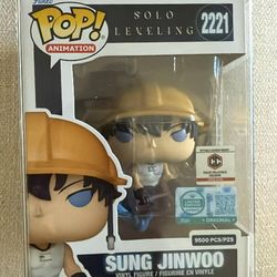 Funko Pop Sung Jinwoo LE 9500 #2221 Chalice Collectibles Exclusive