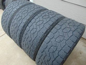 4 Used 265 70 16 Toyo Open Country A/TIII Tires 7/32nds Date 2021