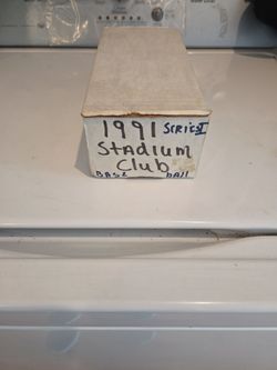 1991 Stadium Club Baseball Card Set Series 1