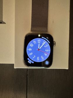 Apple Watch Series 8 GPS+Cellular 45MM Stainless Steel, Apple Milanese Loop