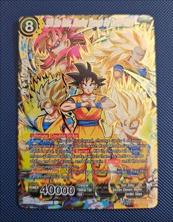 SS4 Son Goku, Blasting Through the Demon Realm (Secret Rare)