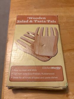 Wooden Salad & Pasta Pals