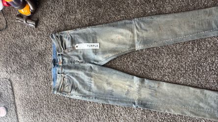 Purple jeans