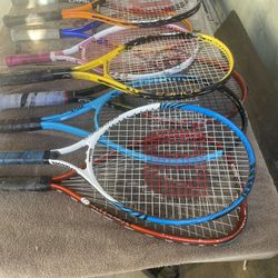 Semi New Tennis Rackets 20.00 Each