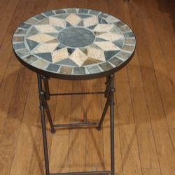 Small Mosaic Side Table 