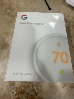 Brand New Google Nest Thermostat E Pro Edition - Sealed (T4001ES / A0063)
