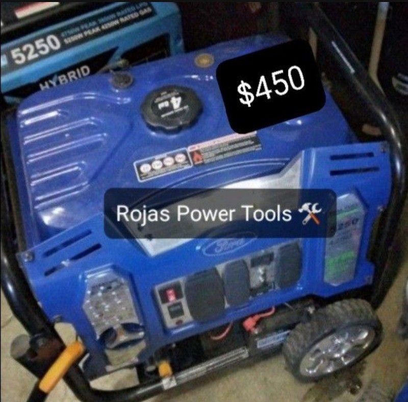 FORD DUAL FUEL PORTABLE GENERATOR 5250W