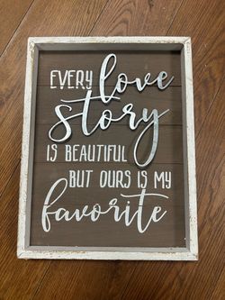 Love Story wall decor