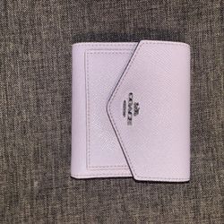 Purple Coach Wallet 