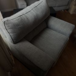 Luxury Gray Armchair