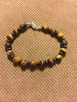 bracelet tiger eye stone ( the most powerful stone )