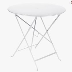 New! Pottery Barn 30” Fermob Folding round Bistro table in White