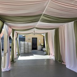 Porch And Canopy Draping 