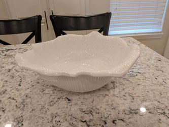 Large vintage ceramic salad bowl