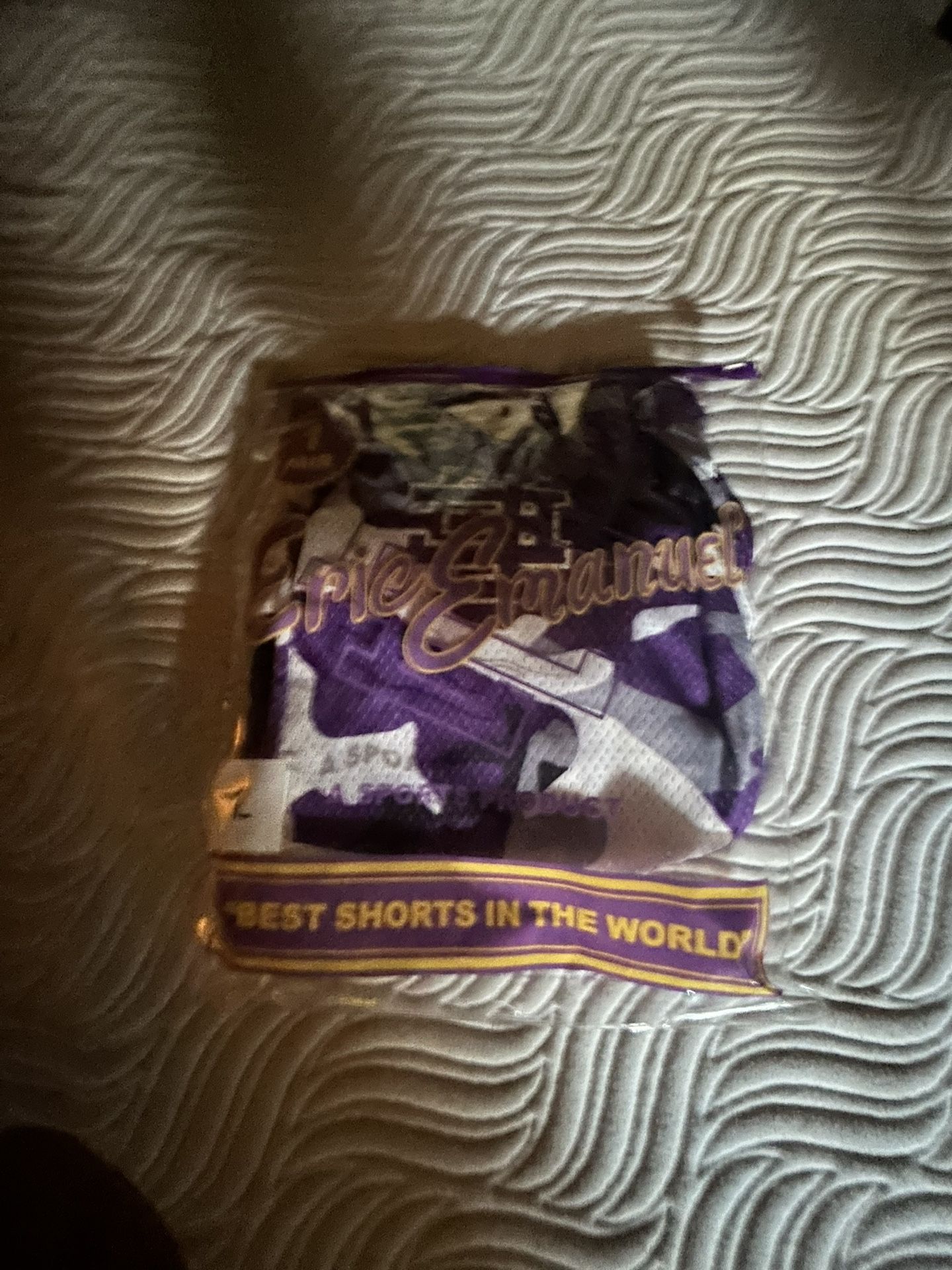 Eric Emanuel EE Basic Shorts (Purple/Black camo)