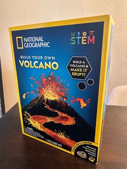 National Geographic Build Your Own Volcano Kit - Brand New