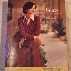 Sears Catalog Fall & Winter 1974 Furniture Electronics Guns Fashion Shoes Bike