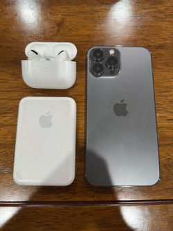 iPhone 13 Pro Max unlocked / AirPods Pro 1 / original MagSafe battery