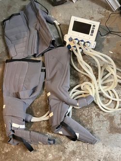 Leg therapy machine
