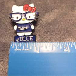Hello Kitty Dodgers Enamel Pin