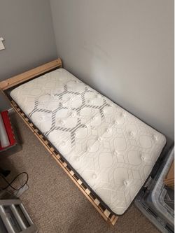 Twin Bed Set: Sealy Mattress + IKEA Frame