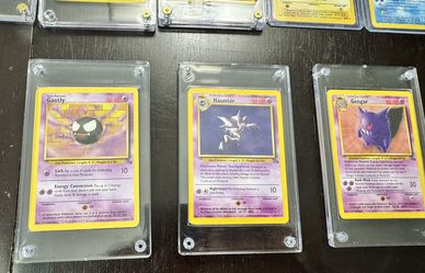Pokemon fossil Gengar Cards